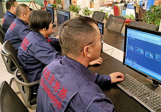 大連這家地?zé)峁?，有施工圖紙，按圖施工！